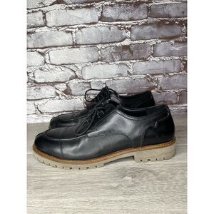 Vince Camuto Kolson Black Leather Derby Oxfords Lace Shoes Men Sz 11M US/44EU